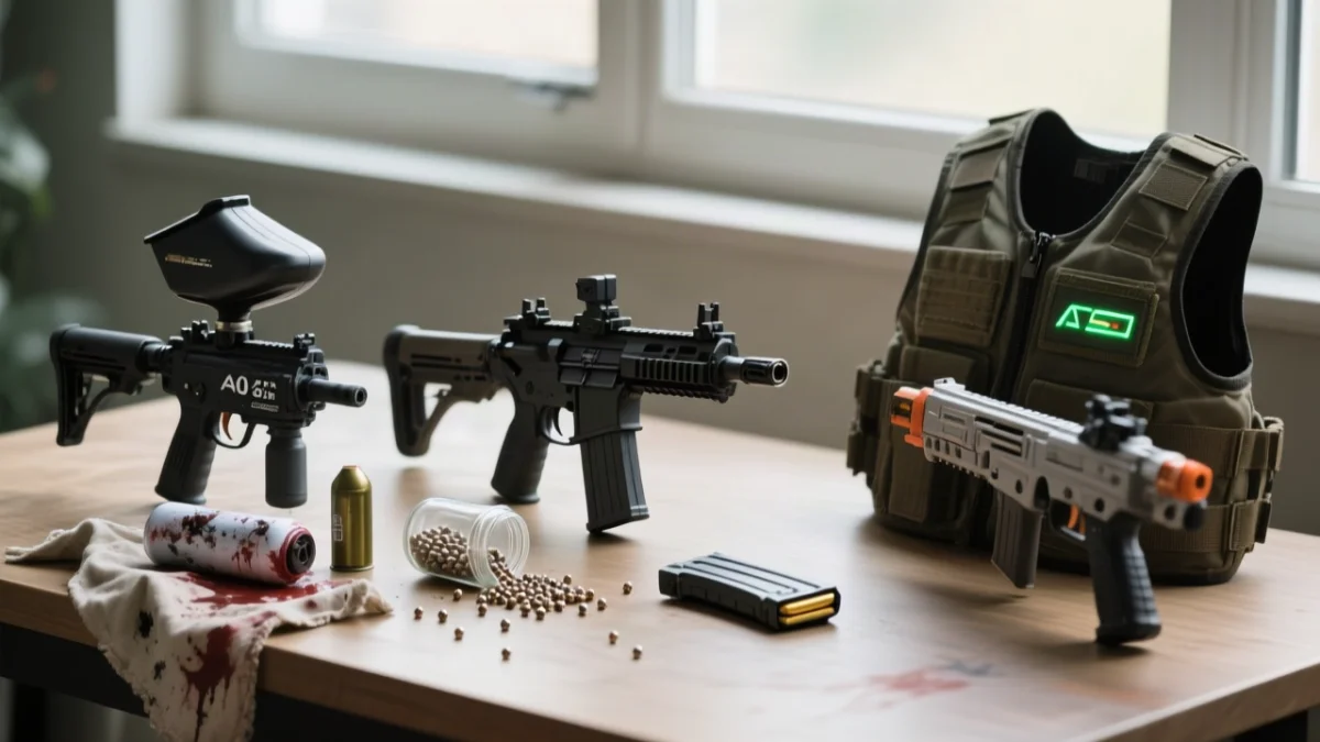 Czym różnią się paintball, ASG i Laser Tag?